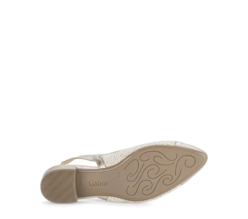Gabor Slingbacks Goud