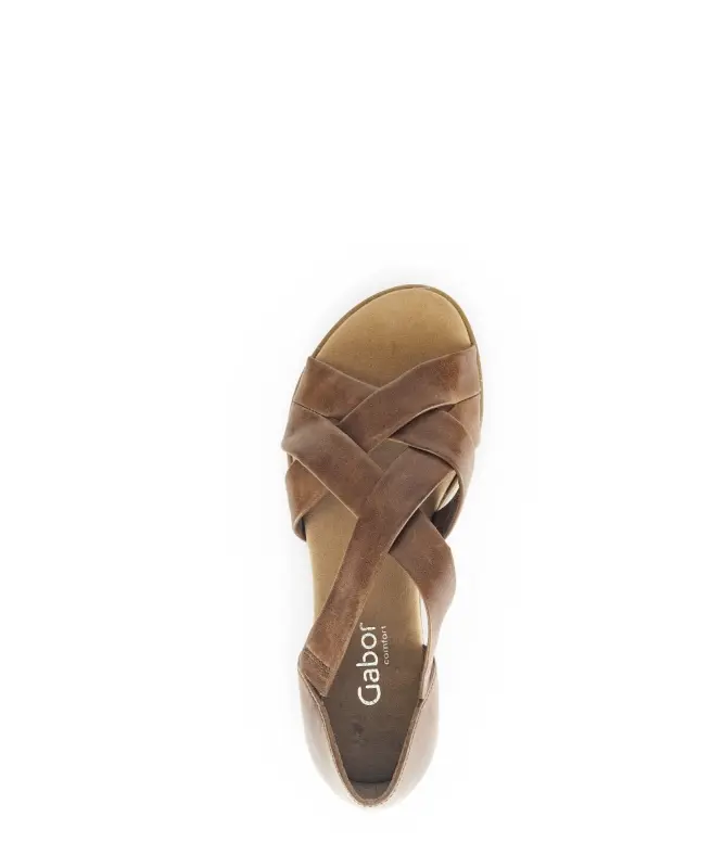 Gabor Sandalen Cognac