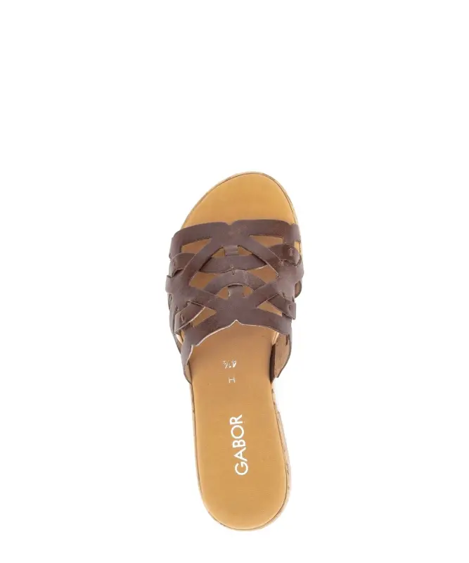 Gabor Slippers Donkerbruin