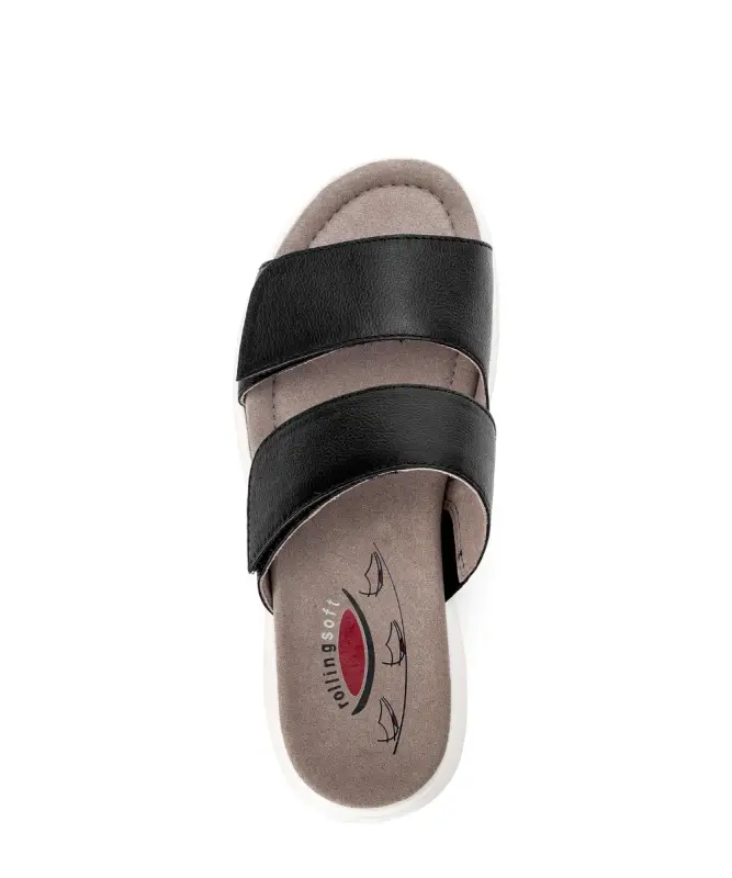 Gabor Rollingsoft Slippers Zwart