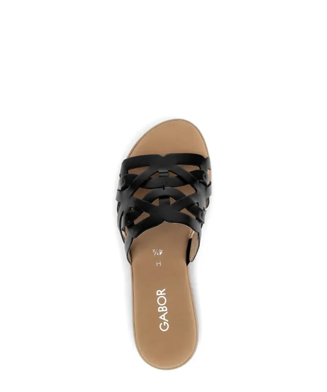 Gabor Slippers Zwart